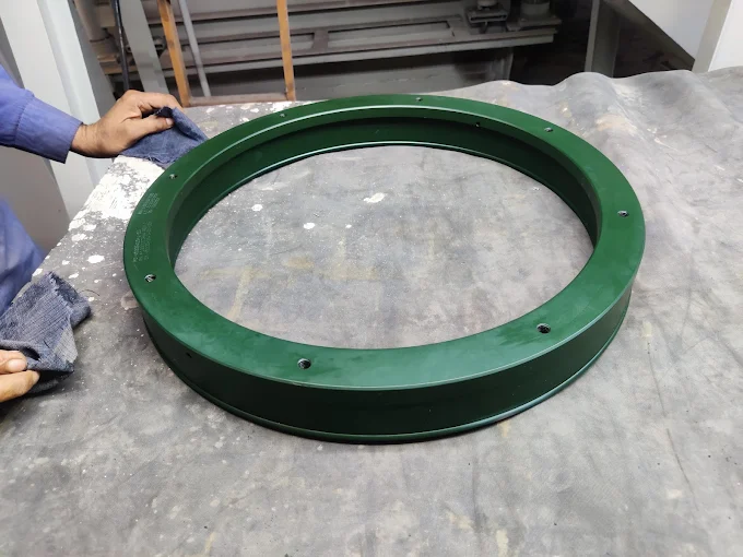 Chemical-resistant coating sample 13